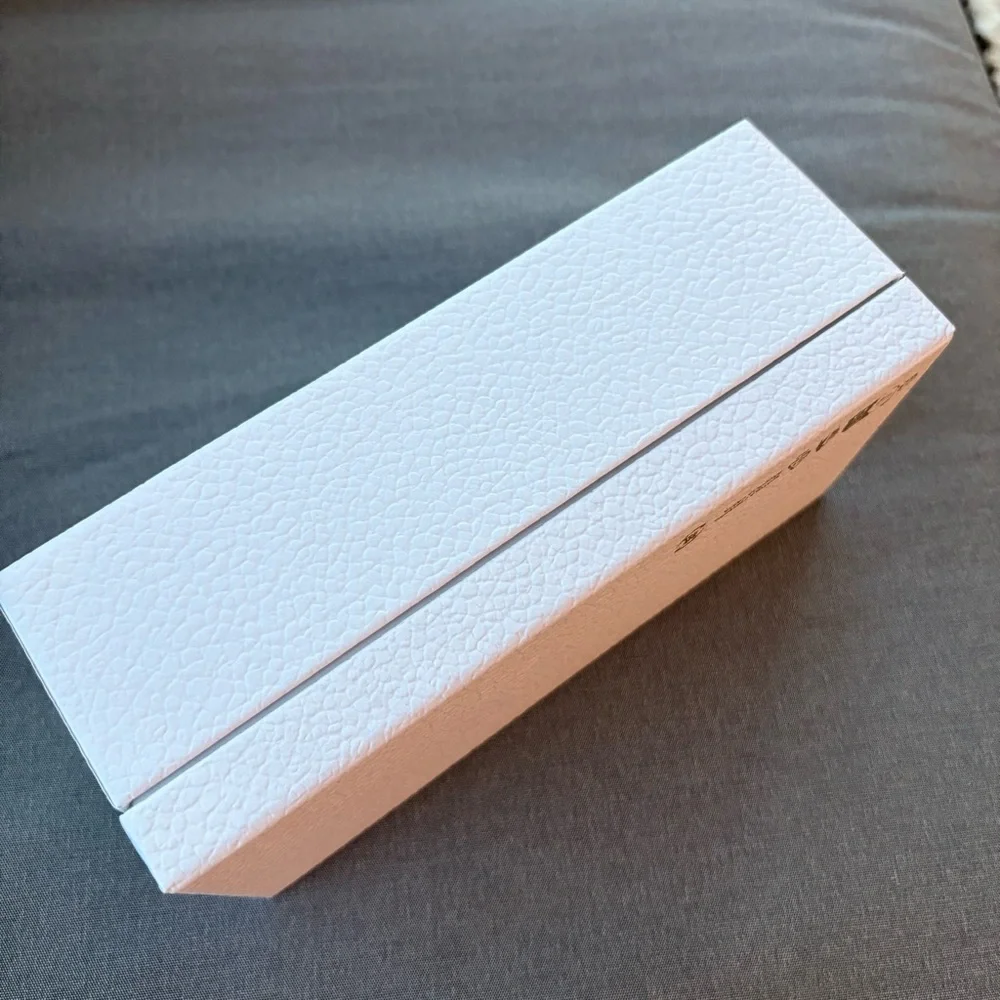 Dior Textured White Gift Box with Gold Lettering